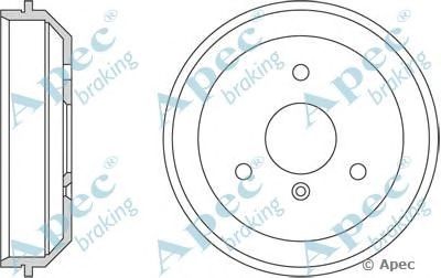 APEC BRAKING drm9935 -  Тормозной барабан
